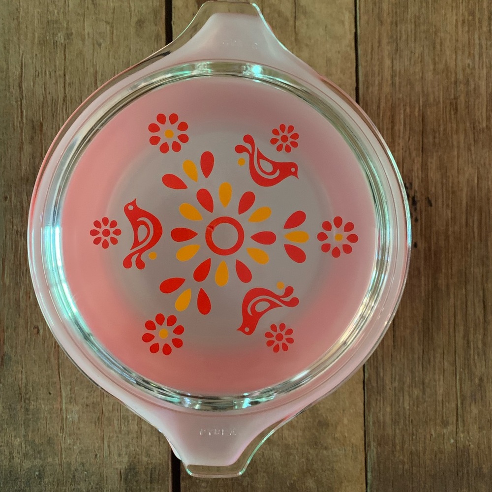 LAST CHANCE Pyrex Friendship birds 1971-1974 dish